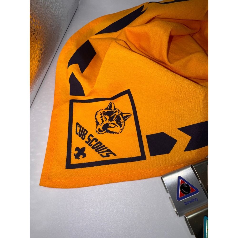 Cub Scout Webelos Uniform Lot Neckerchief Slide Belt Loops Webelos Colors Pin
